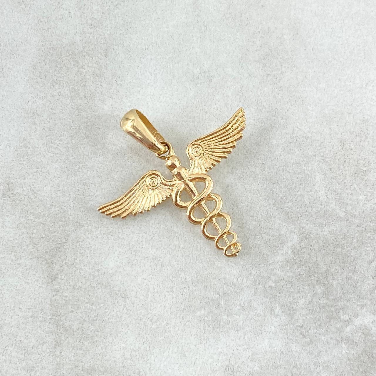 Dije Baston De Hermes 1.2gr / 2.2cm / Oro Amarillo