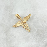 Dije Baston De Hermes 1.2gr / 2.2cm / Oro Amarillo