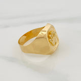 Anillo Sello Corona 3.45 g / T9 1/4 Oro Amarillo 18K