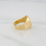 Anillo Sello Dios 3.45 g / T8 3/4 Oro Amarillo 18K