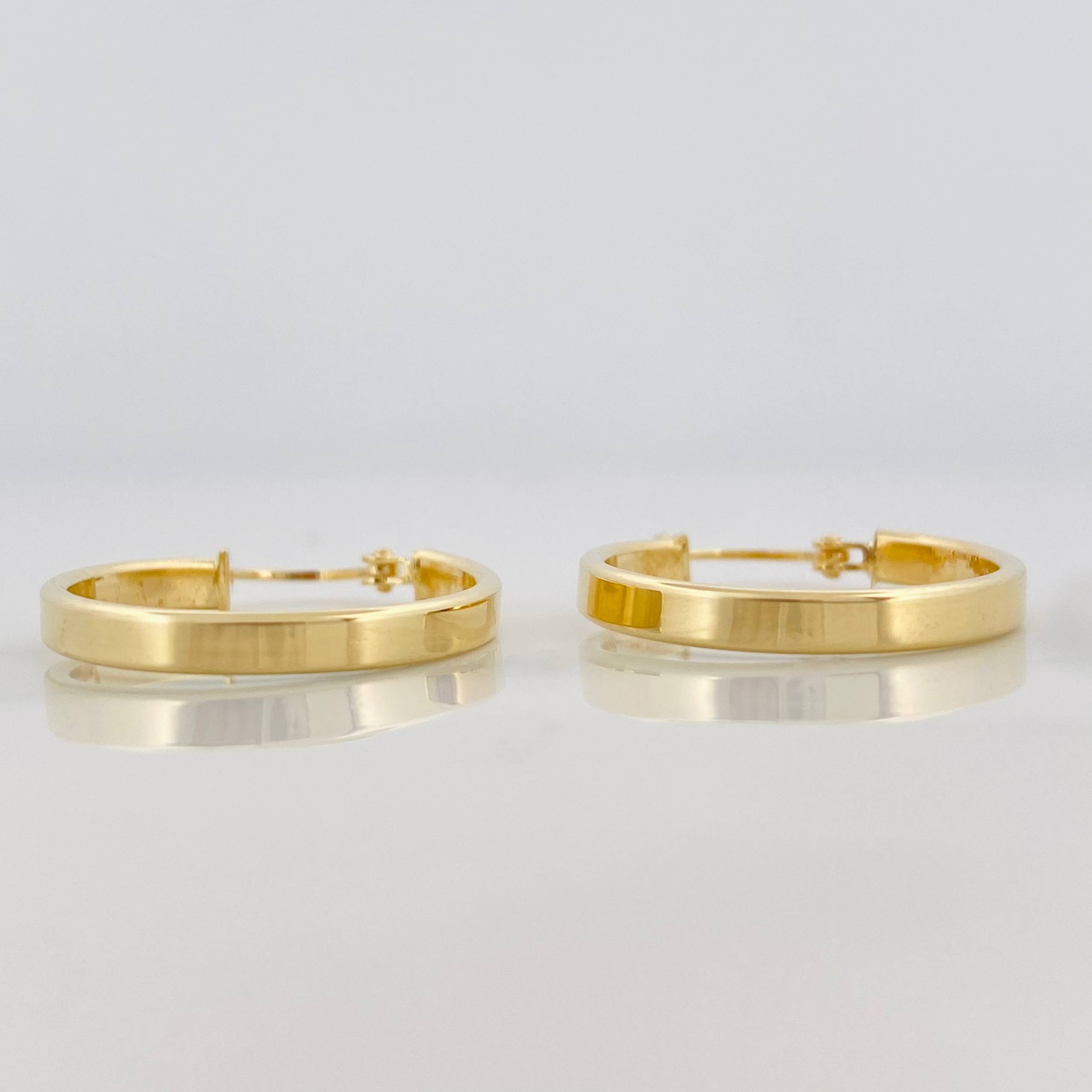 Candongas Vick 1.6 g / 2.03 cm Oro Amarillo 18K