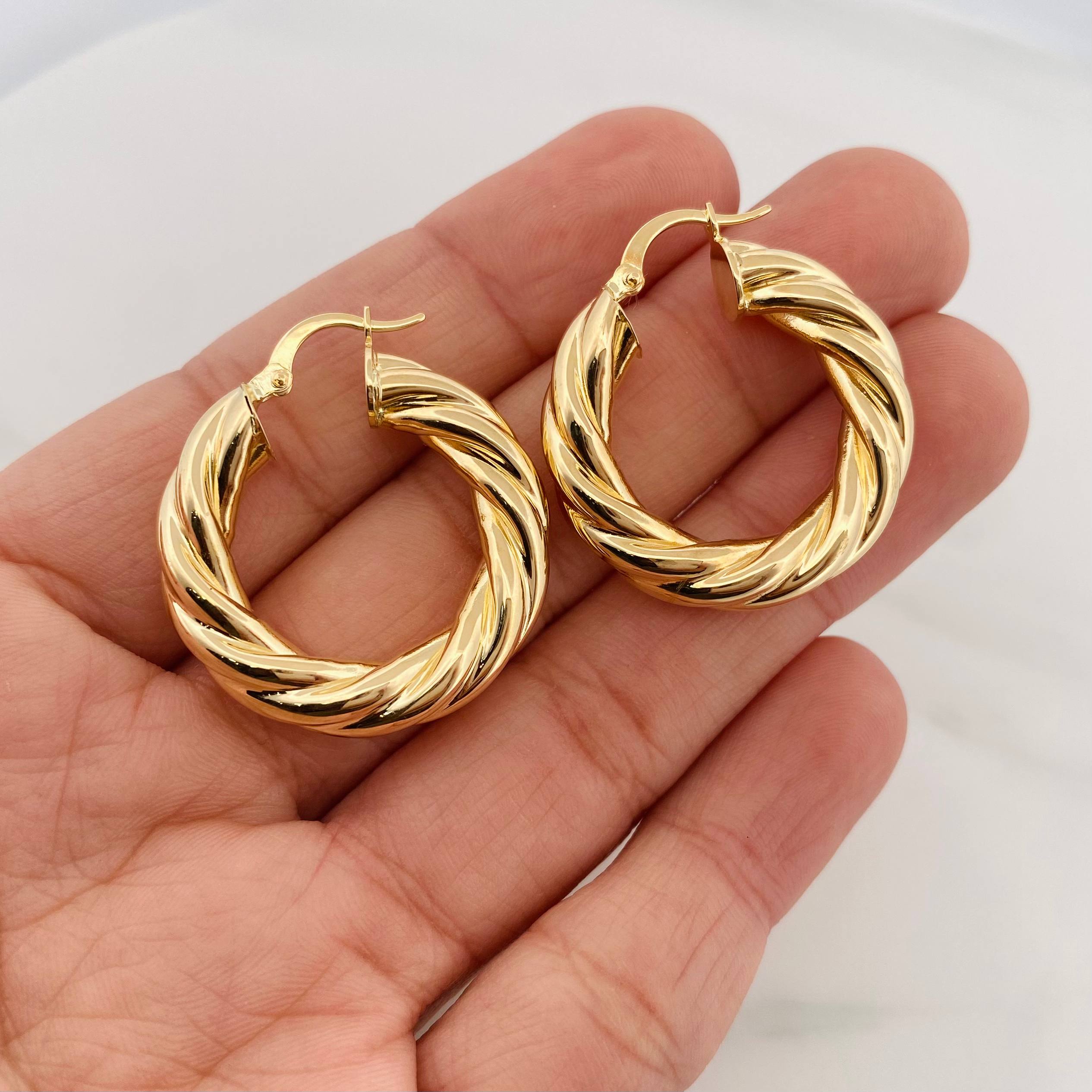 Candongas Sofi 5.95 g / 3 cm Oro Amarillo 18K