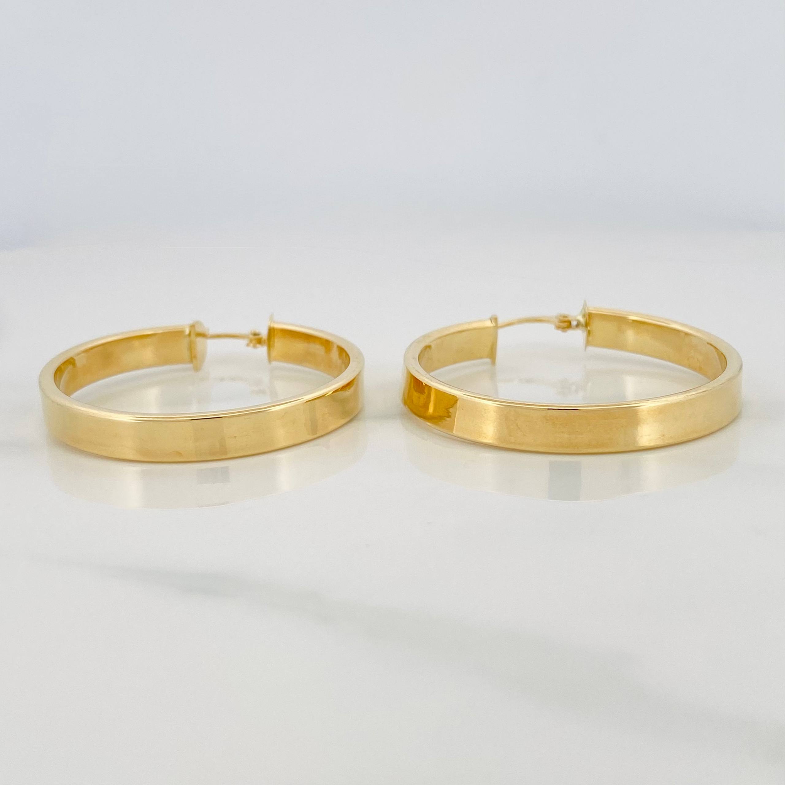 Candongas Vick 5.6 g / 4 cm Oro Amarillo 18K