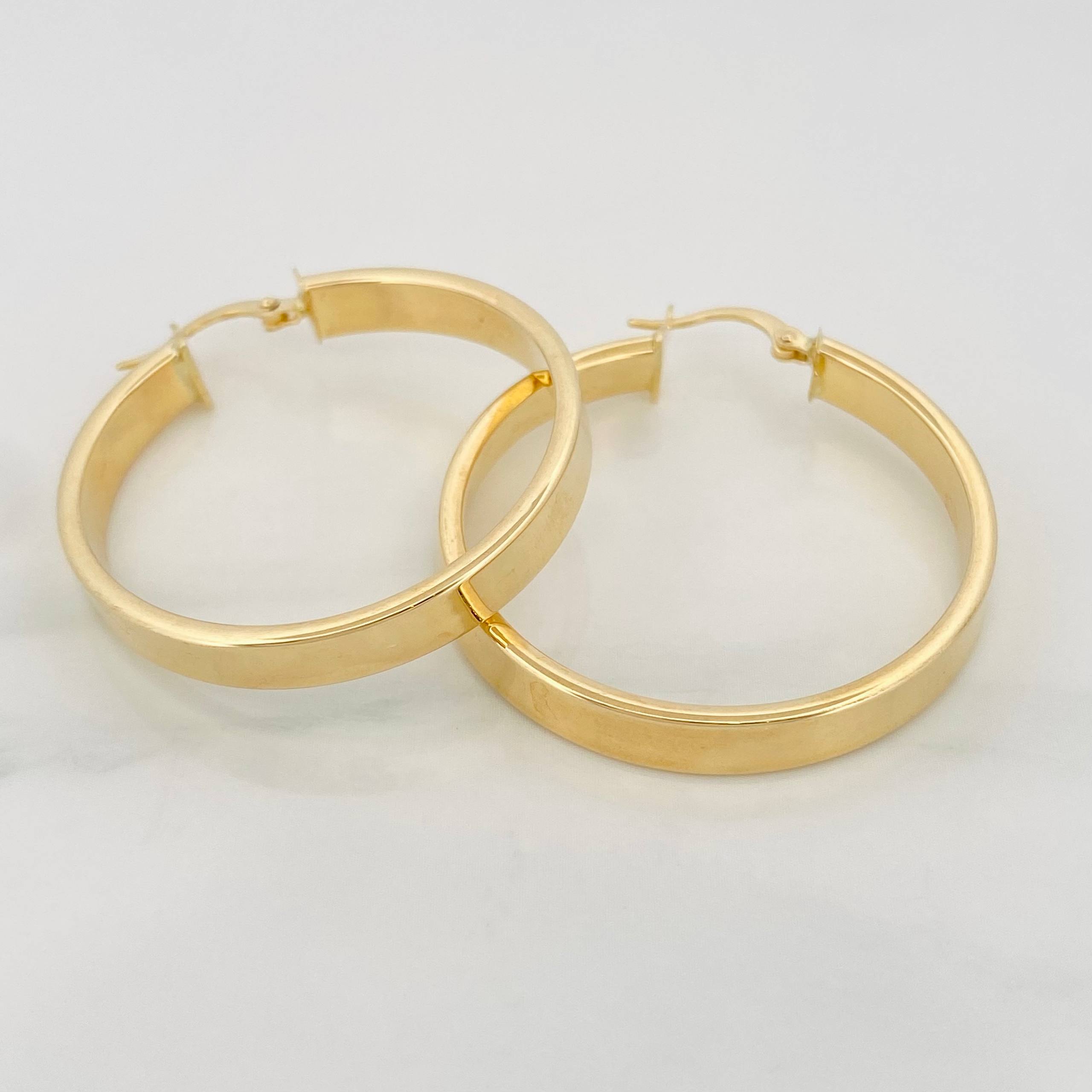 Candongas Vick 5.6 g / 4 cm Oro Amarillo 18K