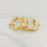 Candongas Demi 4.9 g / 3 cm Oro Amarillo 18K