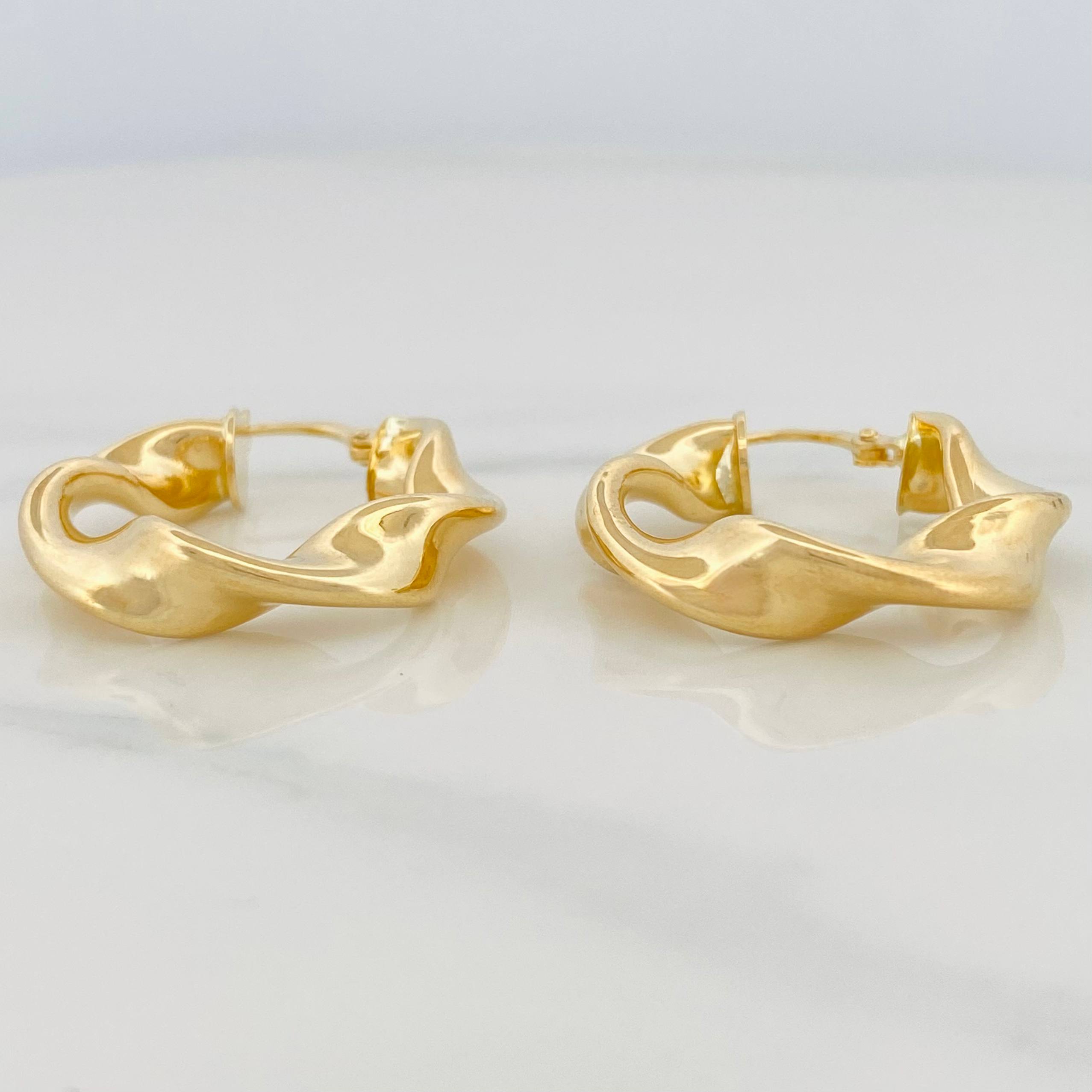 Candongas Demi 4.9 g / 3 cm Oro Amarillo 18K