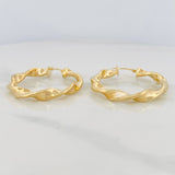Candongas Isa 6.4 g / 4 cm Oro Amarillo 18K