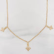 Cadena Aro Seguido Flor 4.4 g / 41 cm / 1.55 mm Oro Amarillo 18K
