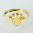 Anillo Rx 1.2gr / T5 1/2 / Oro Amarillo 18K