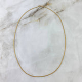 Cadena China 5.5gr / 60cm / 2mm Oro Amarillo +0©