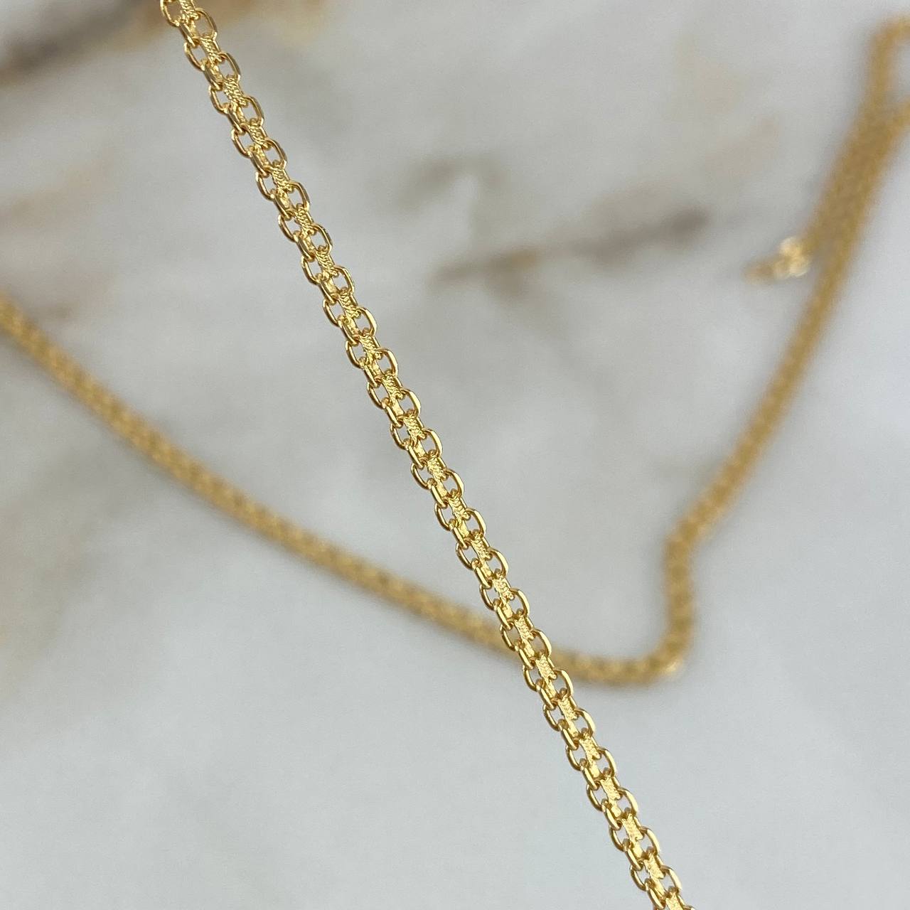 Cadena China 5.5gr / 60cm / 2mm Oro Amarillo +0©