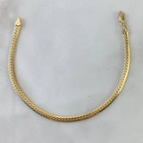 Pulso Serpiente 4.65gr / 20cm / 4mm Oro Amarillo +3©