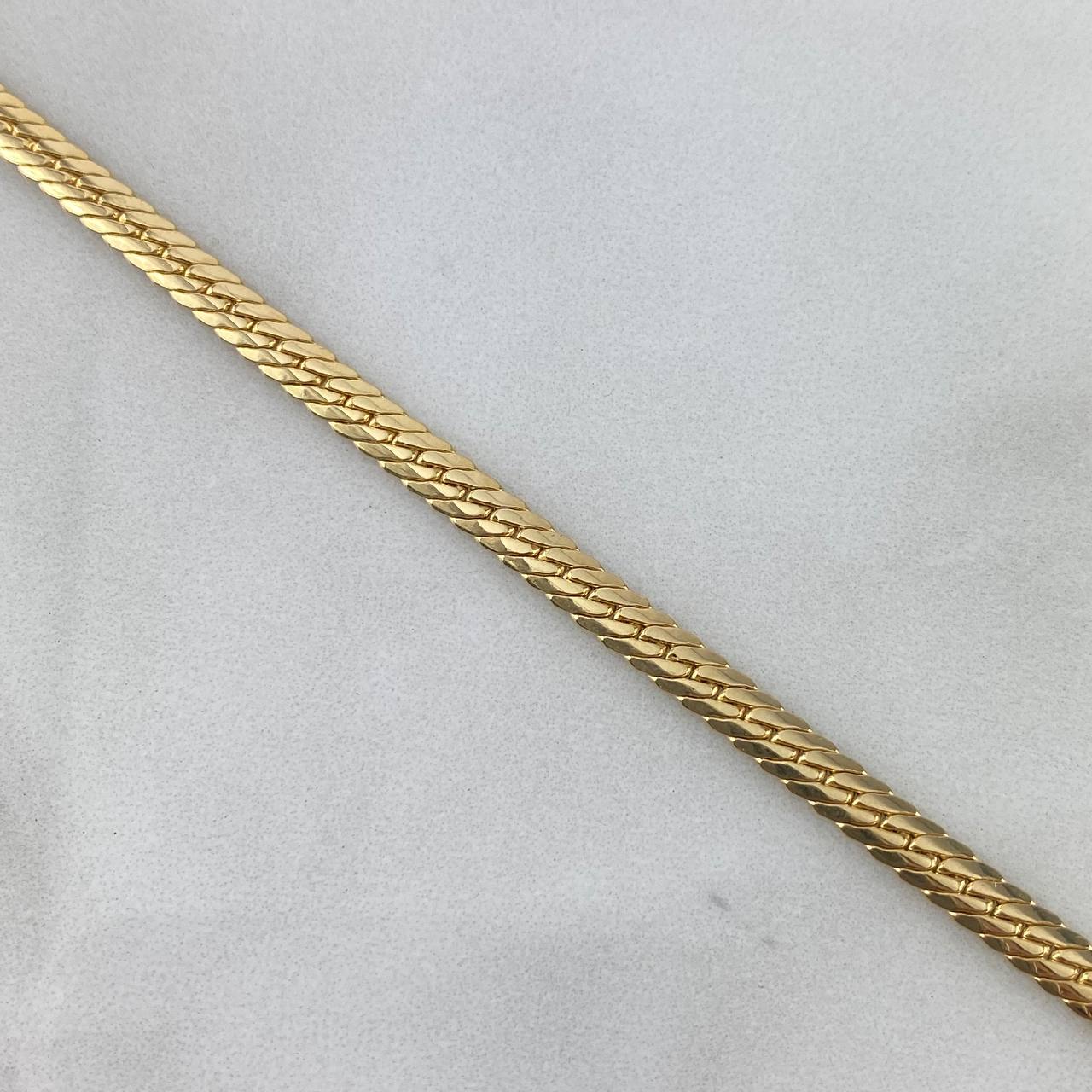 Pulso Serpiente 4.65gr / 20cm / 4mm Oro Amarillo +3©