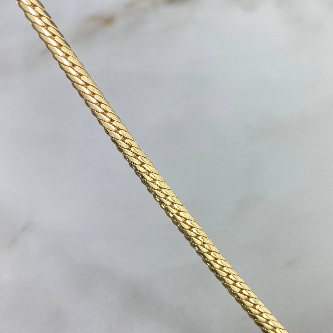 Pulso Serpiente 4.65gr / 20cm / 4mm Oro Amarillo +3©