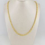 Cadena Lazo 3.4g / 60cm / 2.02mm Oro Amarillo 18K