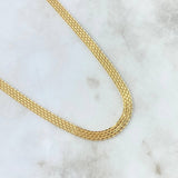 Cadena China 15.35gr / 60cm / 5mm Oro Amarillo +0 18K