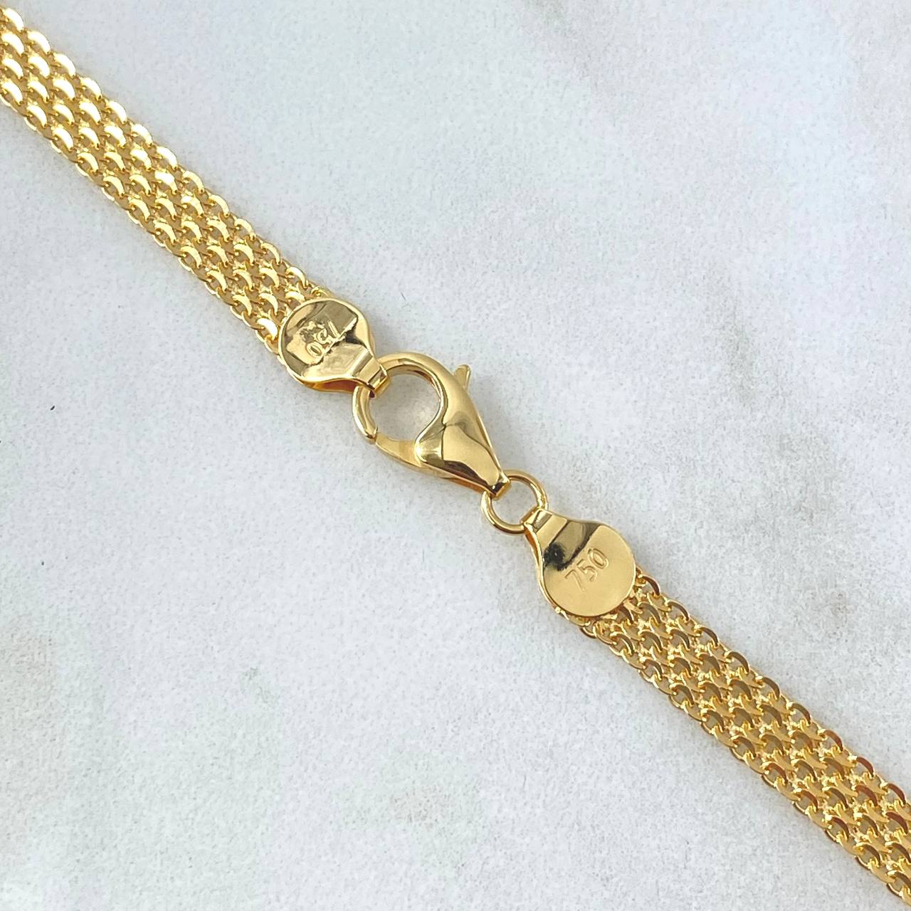 Cadena China 15.35gr / 60cm / 5mm Oro Amarillo +0 18K