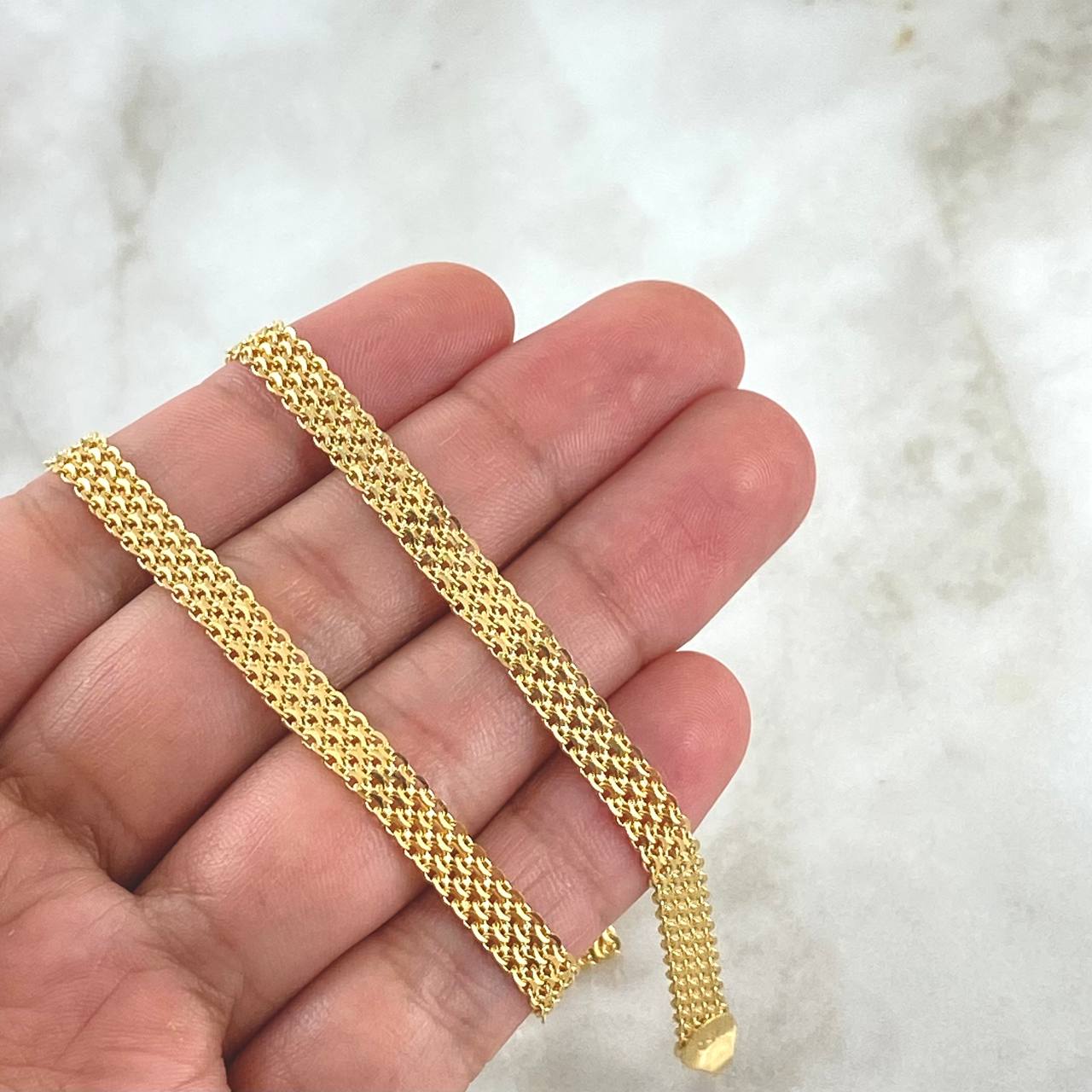 Cadena China 15.35gr / 60cm / 5mm Oro Amarillo +0 18K