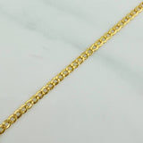 Pulso Cubana 1.25 g / 19 cm / 2.42 mm Oro Amarillo 18K