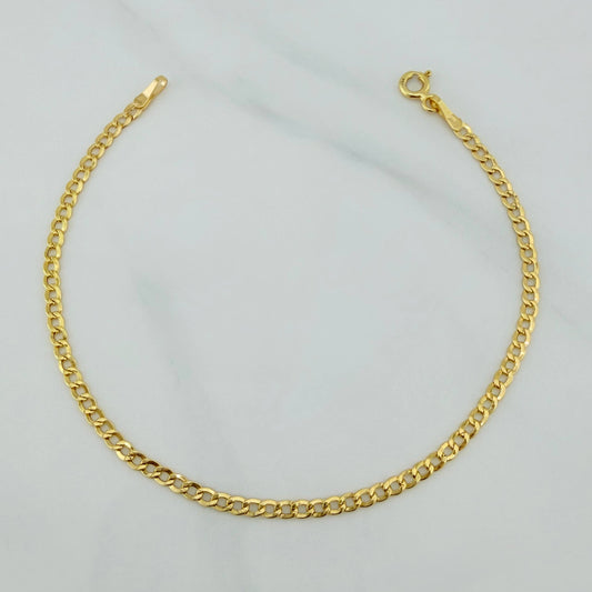 Pulso Cubana 1.25 g / 19 cm / 2.42 mm Oro Amarillo 18K