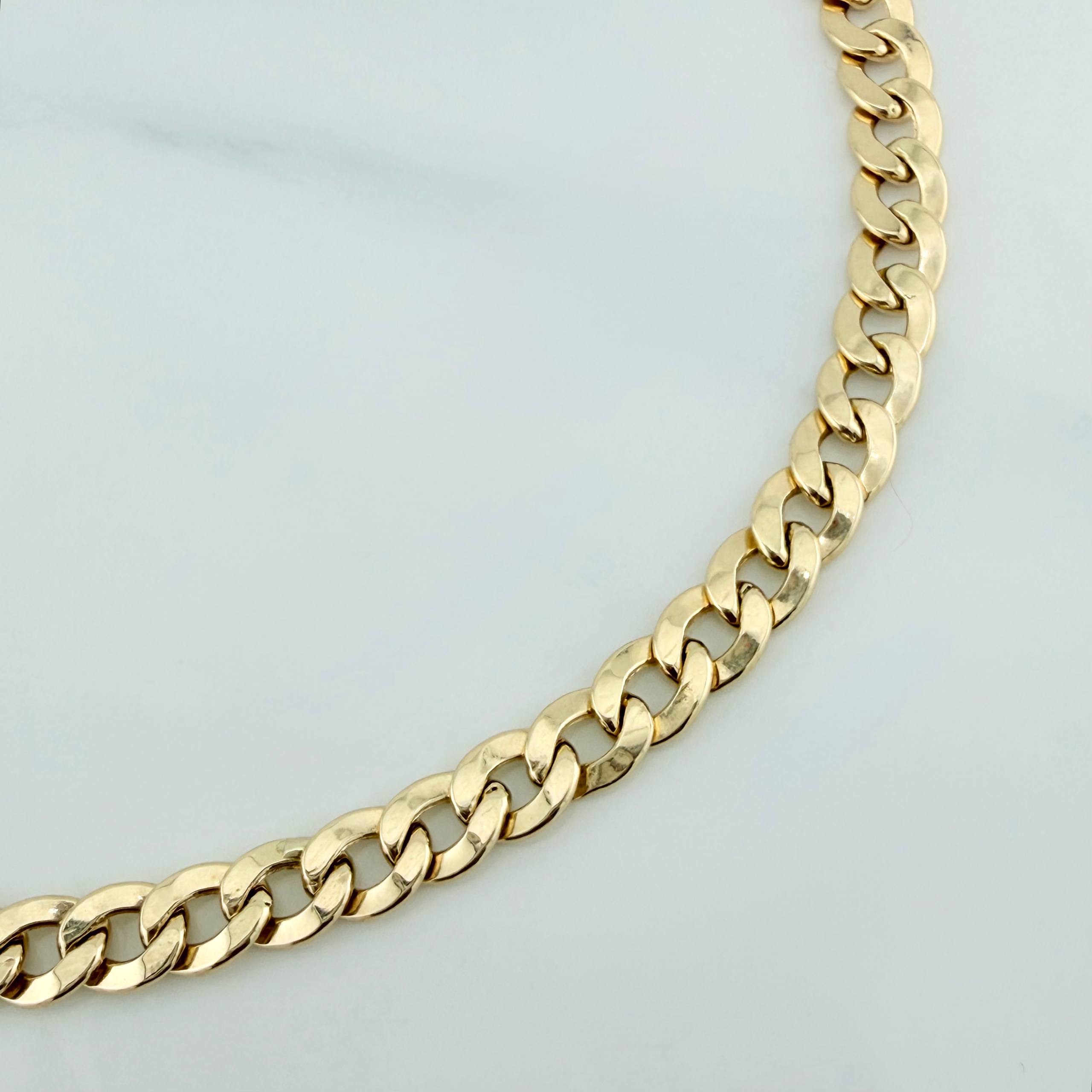 Pulso Cubana 5.7 g / 20 cm / 4.84 mm Oro Amarillo 18K