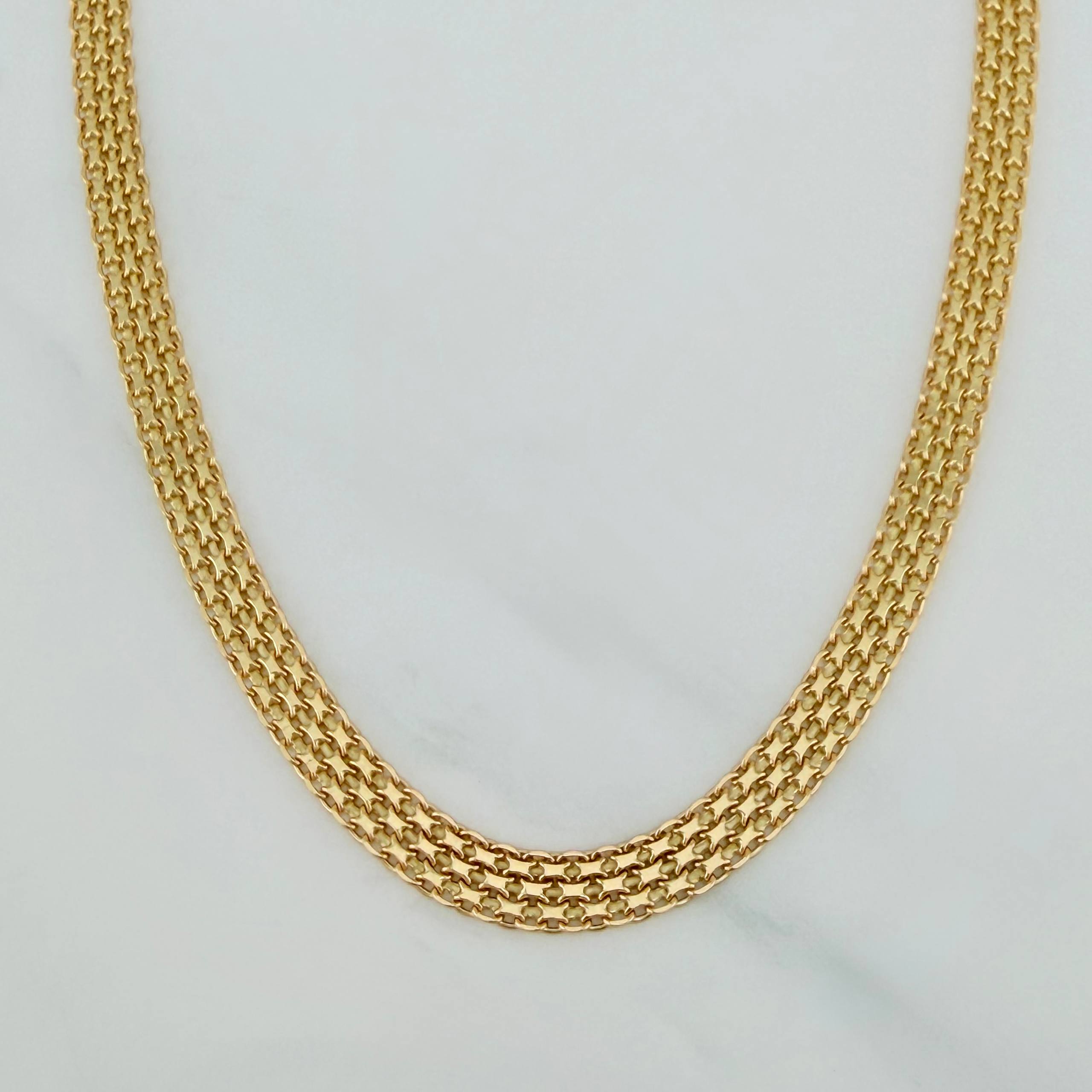 Cadena China 18.5 g / 60.05 cm / 4.9 mm Oro Amarillo 18K