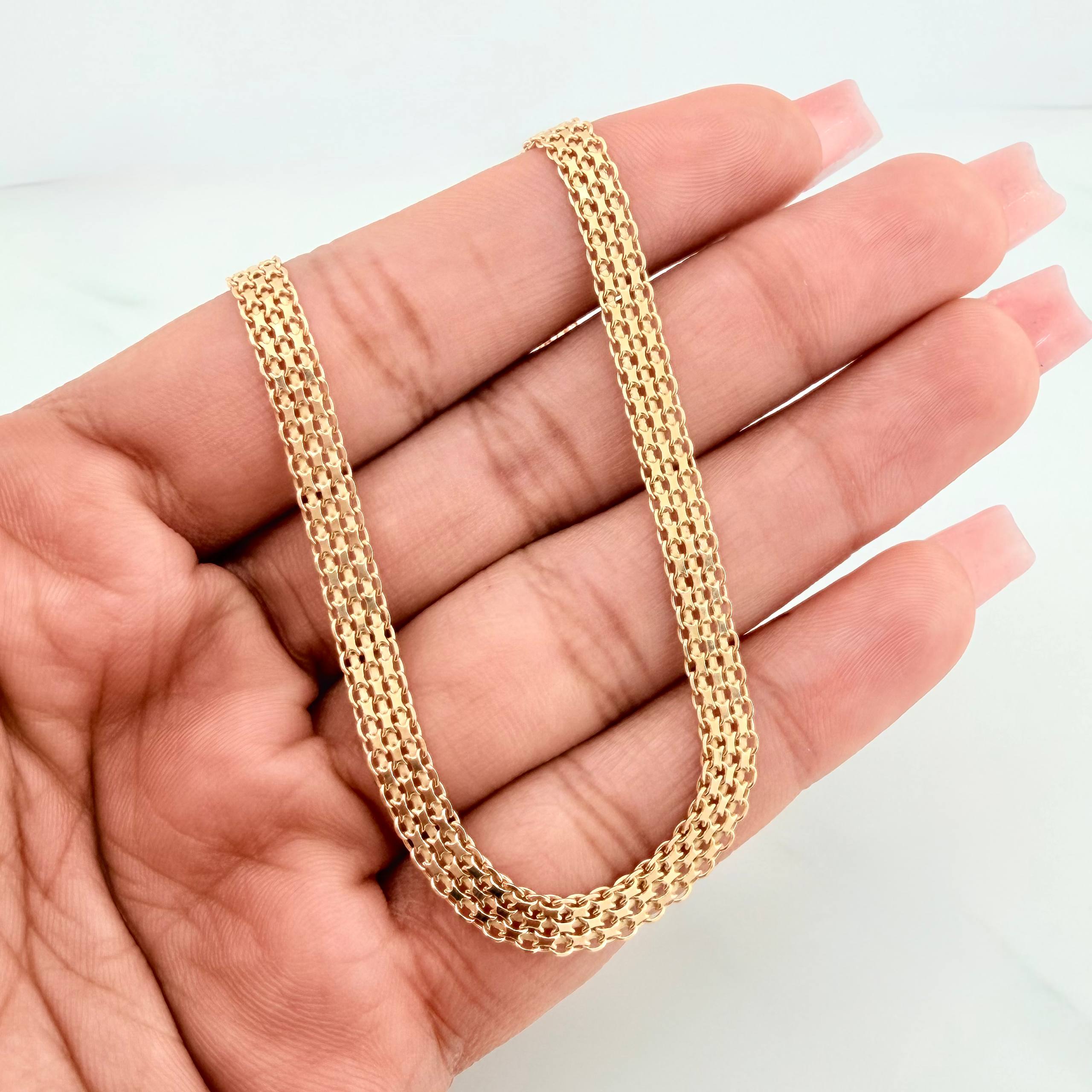Cadena China 18.5 g / 60.05 cm / 4.9 mm Oro Amarillo 18K