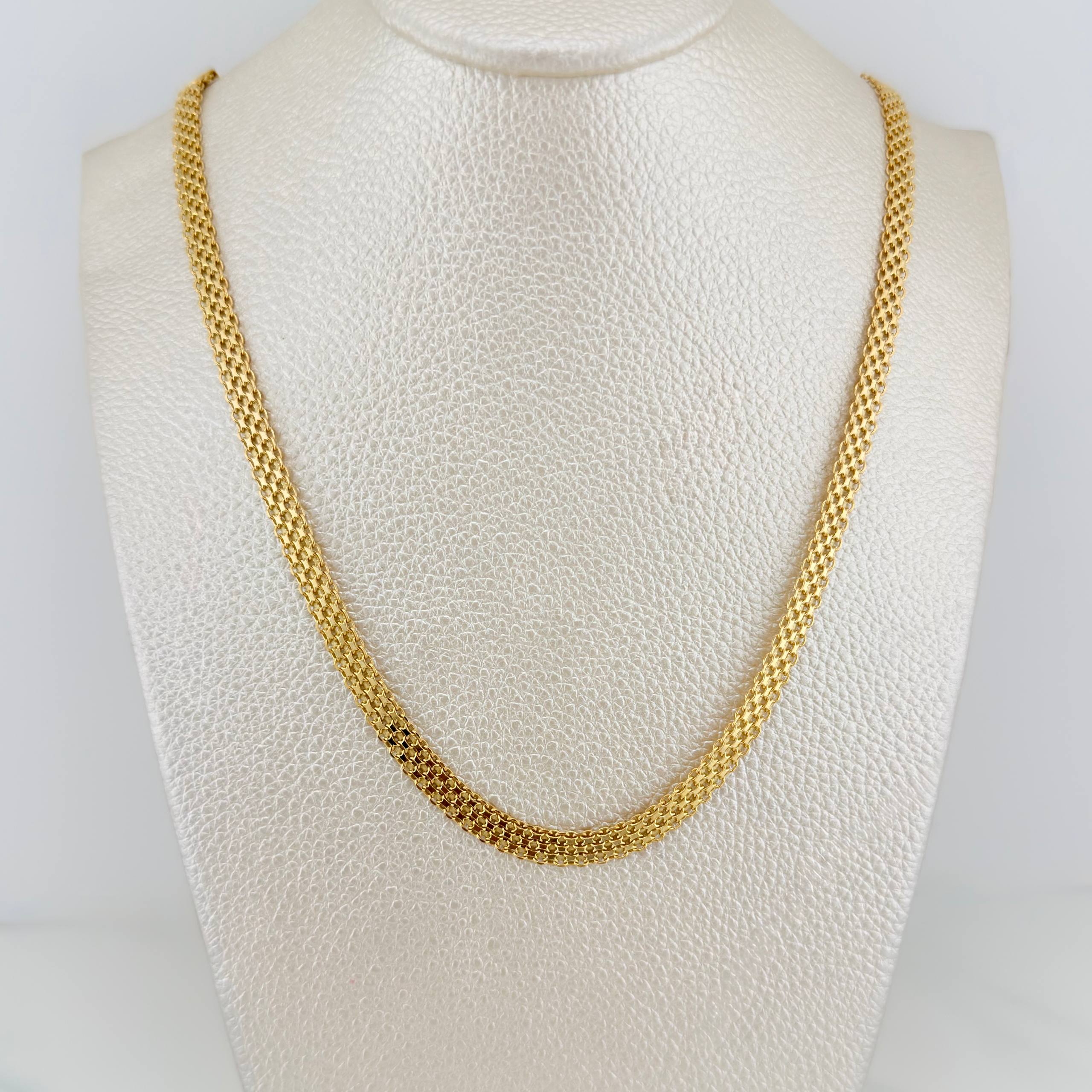 Cadena China 18.5 g / 60.05 cm / 4.9 mm Oro Amarillo 18K