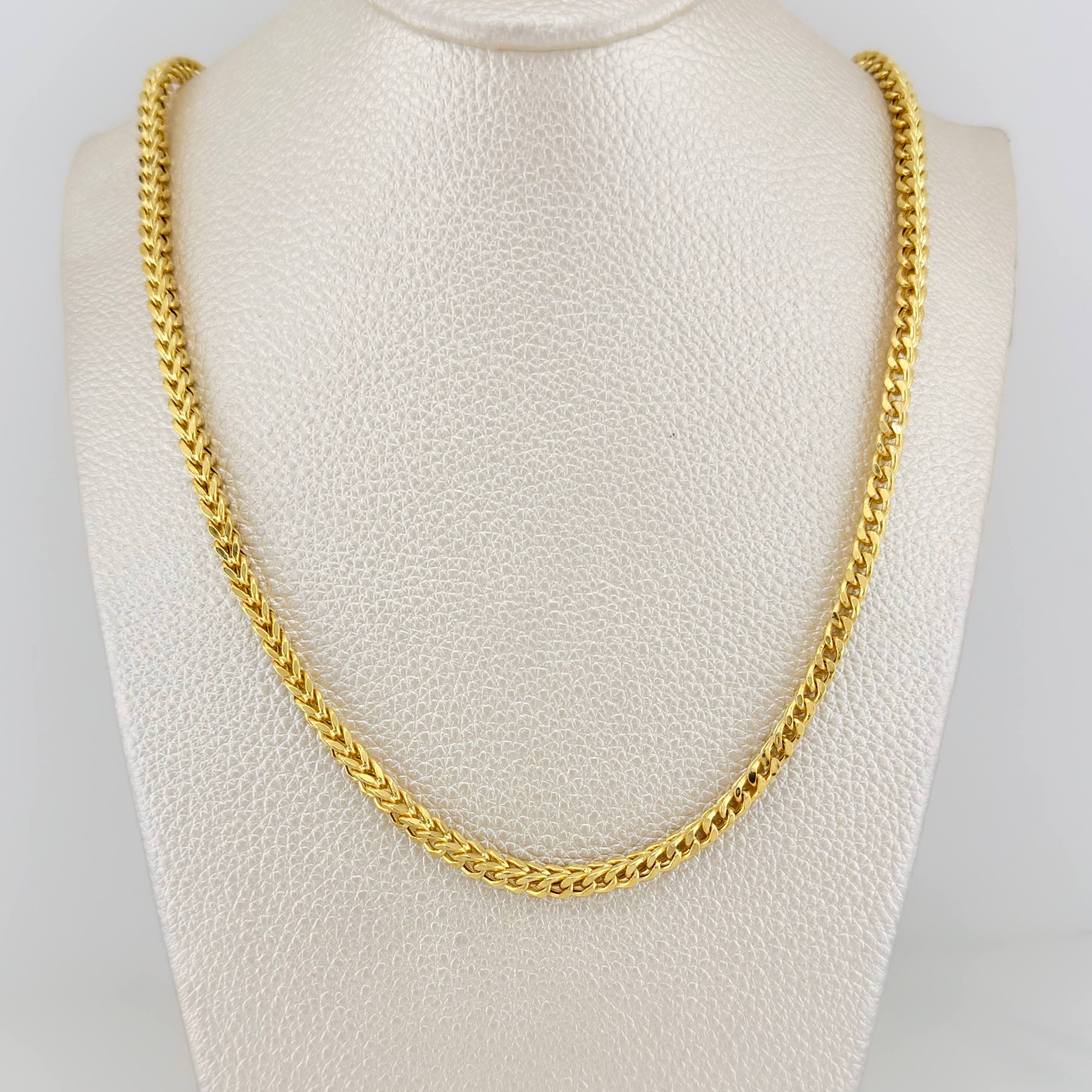 Cadena Franco 24.25 g / 60.05 cm / 3.37 mm Oro Amarillo 18K