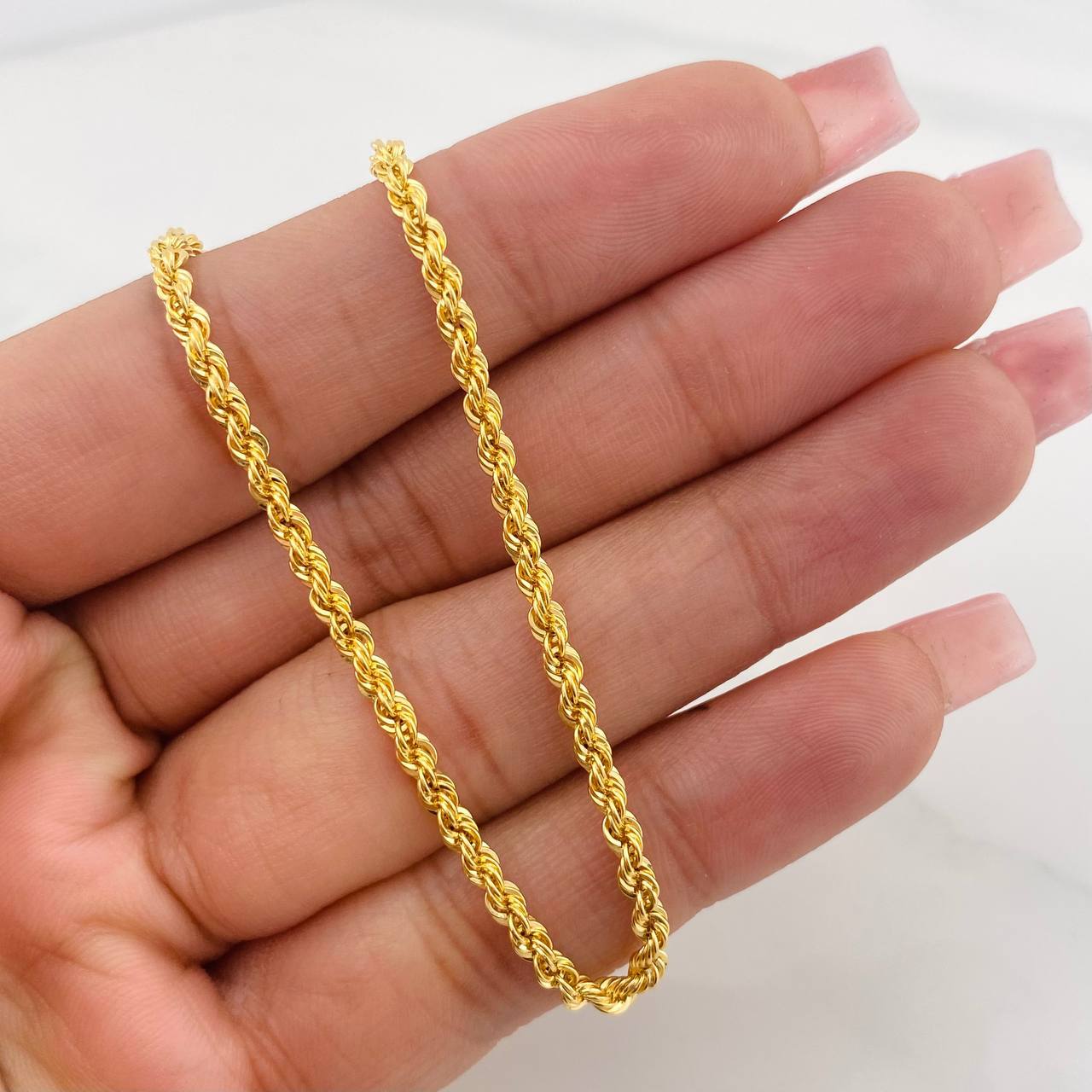 Cadena Lazo 3.5 g / 40.05 cm / 2.68 mm Oro Amarillo 18K