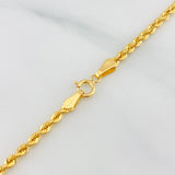 Cadena Lazo 3.2 g / 60.05 cm / 1.85 mm Oro Amarillo 18K