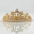 Anillo Corona 15s 2.25gr / T6 1/4 / Oro 18K ©