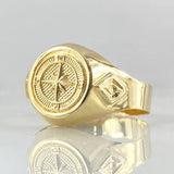 Anillo Brujula Rombica 2.65gr / T11 3/4 / Oro 18K