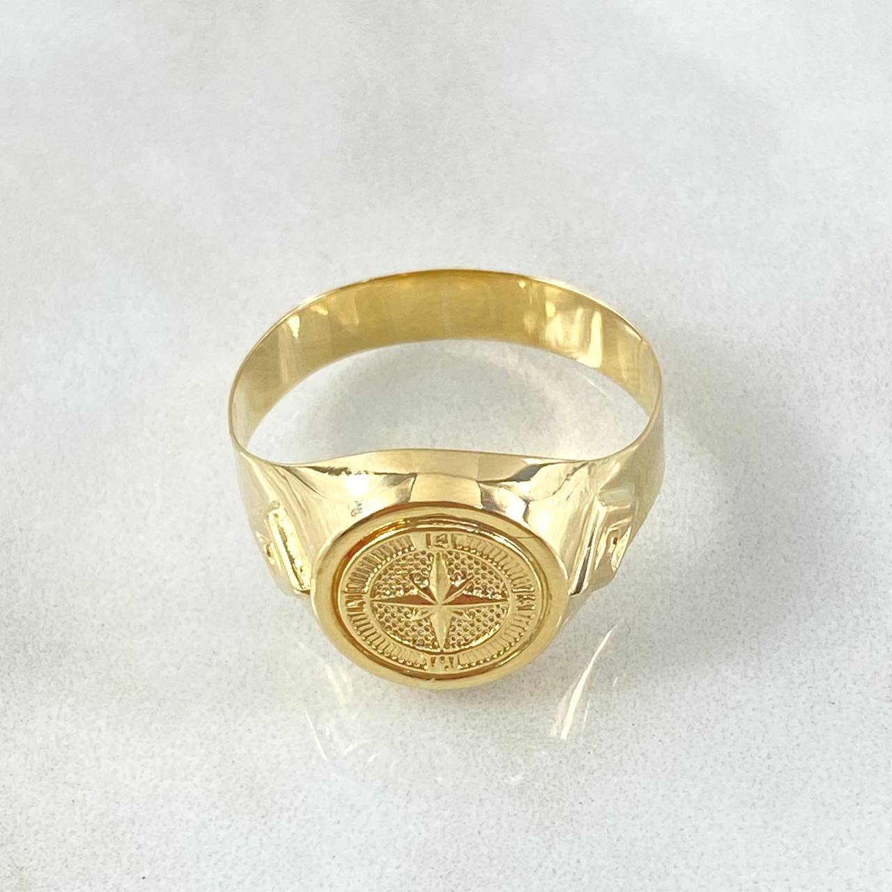 Anillo Brujula Rombica 2.65gr / T11 3/4 / Oro 18K