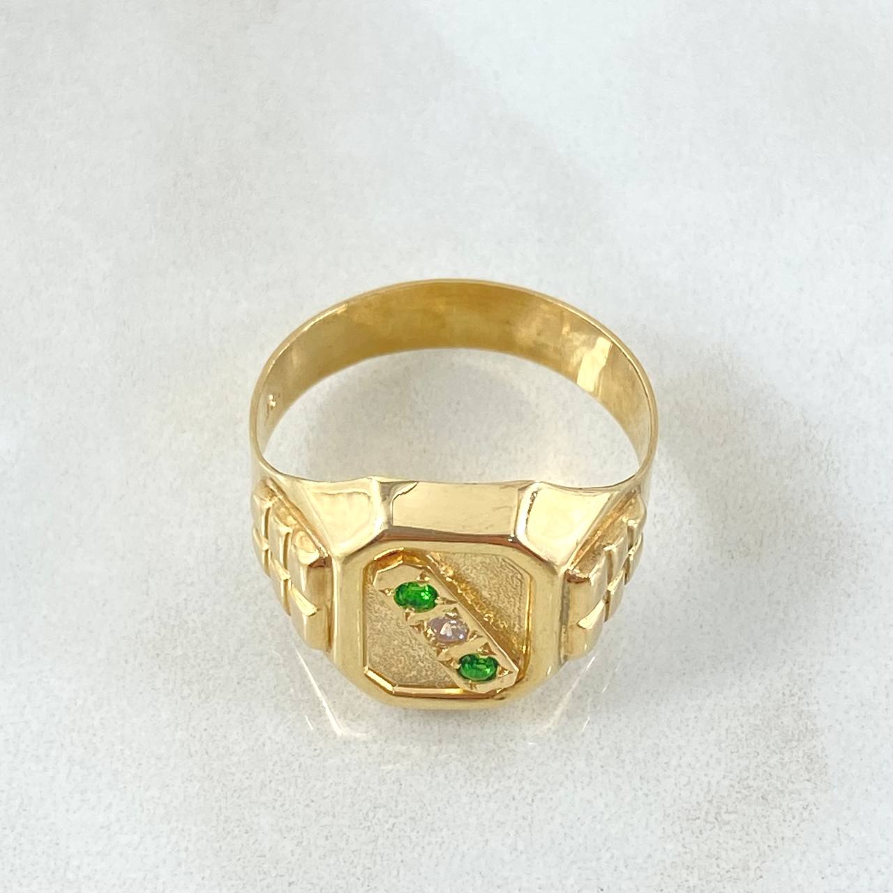 Anillo Trinity 4.25gr / T9 1/4 / Oro 18K