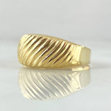 Anillo Multilíneas Paralelas 1.4gr / T6 1/4 / Oro Amarillo 18K