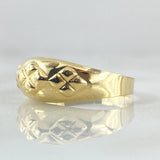 Anillo Rombos Punteados 1.15gr / T7 1/2 / Oro Amarillo 18K