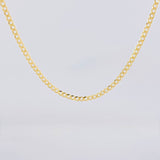 Cadena Cubana 4.85g / 60cm / 1.9mm Oro Amarillo 18K