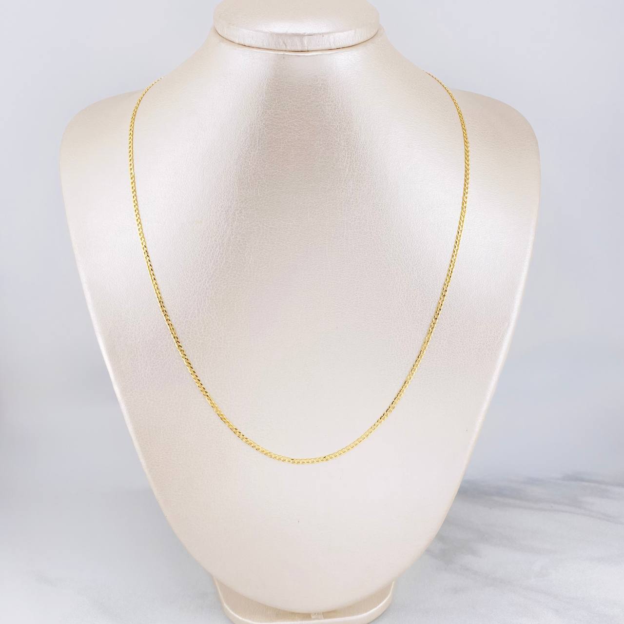 Cadena Cubana 4.1g / 50cm / 1.9mm Oro Amarillo 18K