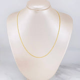 Cadena Cubana 3.7g / 45cm / 1.9mm Oro Amarillo 18K