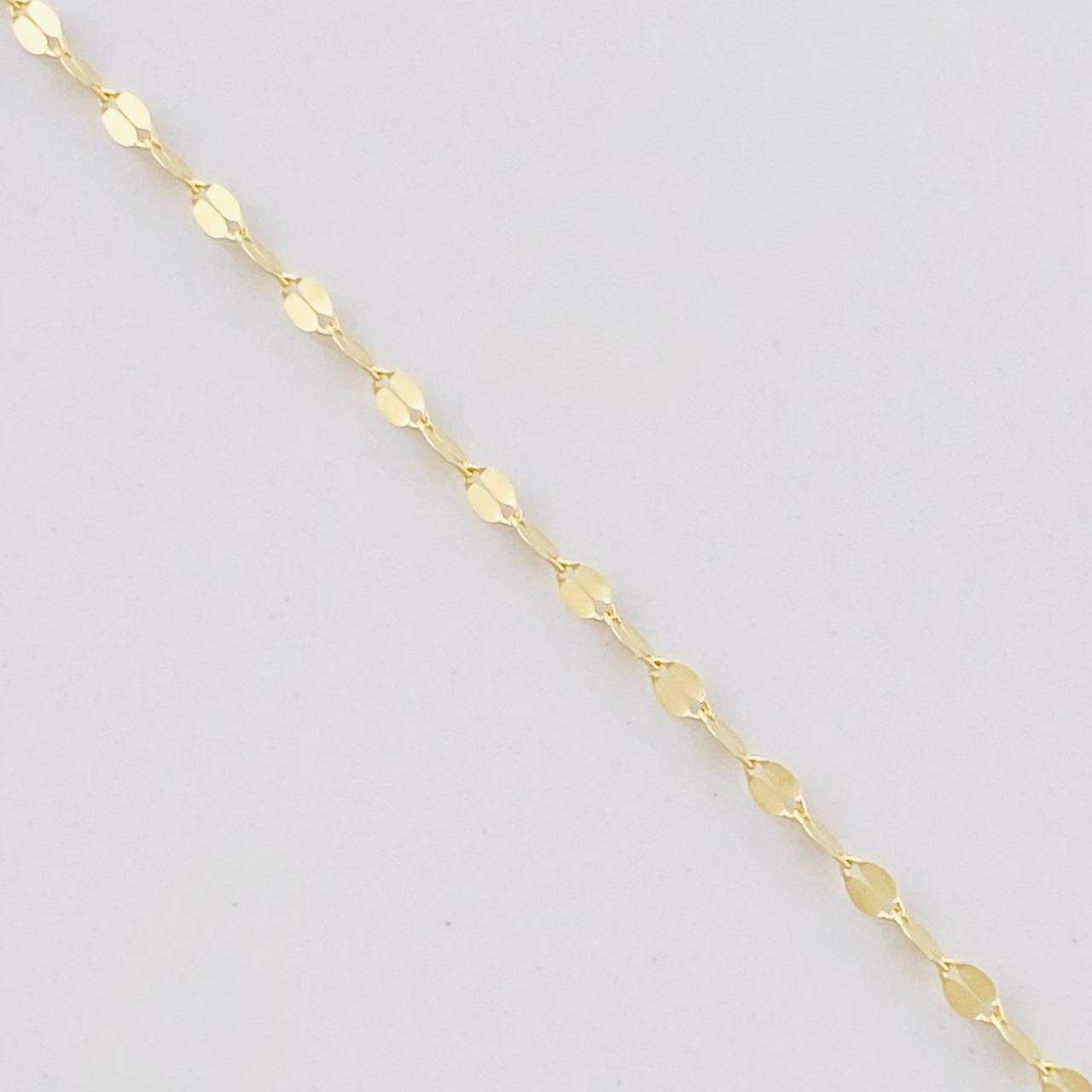 Cadena Flor Espejo 0.95g / 45cm / 1.6mm Oro Amarillo 18K