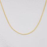 Cadena Veneciana 1.15g / 50cm / 0.9mm Oro Amarillo 18K
