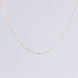 Cadena Veneciana 1.15g / 50cm / 0.9mm Oro Amarillo 18K