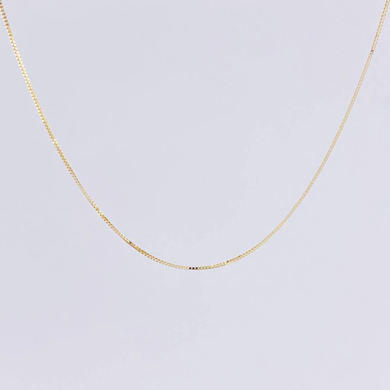 Cadena Veneciana 1.15g / 50cm / 0.9mm Oro Amarillo 18K