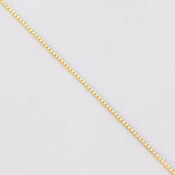 Cadena Veneciana 1.15g / 50cm / 0.9mm Oro Amarillo 18K