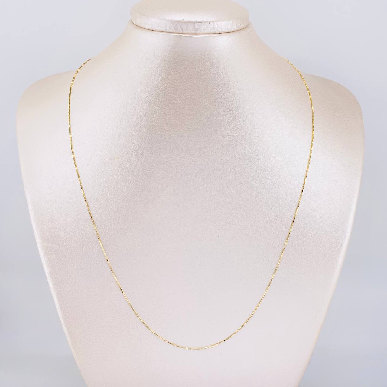 Cadena Veneciana 1.15g / 50cm / 0.9mm Oro Amarillo 18K