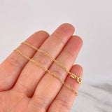 Pulso Figaro 0.6g / 18.1cm / 1.4mm Oro Amarillo 18K