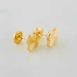 Topos Trébol Diamantados 0.9 g / 7.28 mm Oro Amarillo 18K