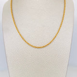 Cadena Lazo 3.2 g / 61 cm / 2.1 mm Oro Amarillo 18K