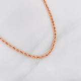 Cadena Lazo 5.1 g / 60.05 cm / 2.65 mm Oro Rosa 18K